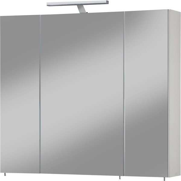 welltime Spiegelschrank Torino, Spiegelschrank, Made in Germany, B: 80 cm Solide Verarbeitung - Dieses Produkt ist in Deutschland gefertigt