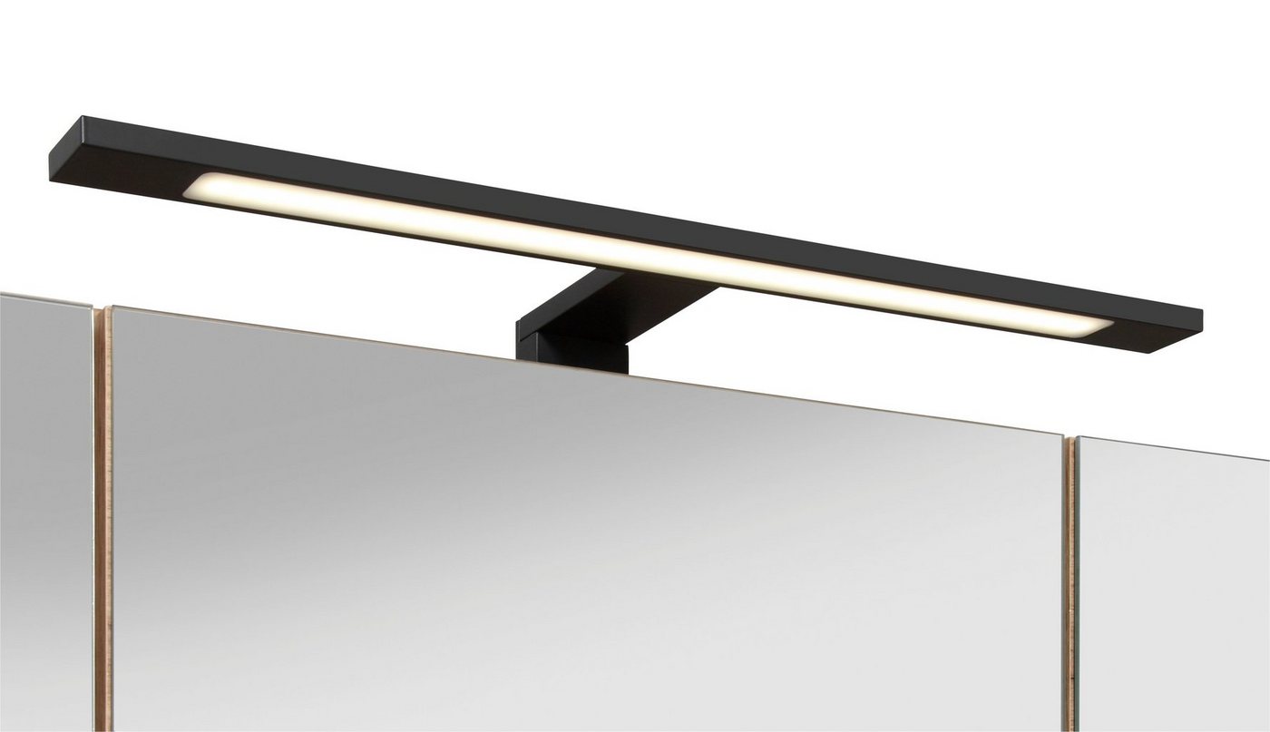 welltime Spiegelschrank Trento, verschiedene Ausführungen und Farben Breite 80 cm, mit 3D-Effekt, Spiegeltüren, Inklusive LED-Beleuchtung – Bild 5 von 5