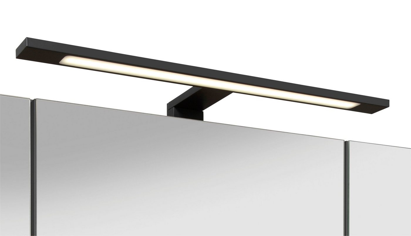 welltime Spiegelschrank Trento, verschiedene Ausführungen und Farben Breite 80 cm, mit 3D-Effekt, Spiegeltüren, Inklusive LED-Beleuchtung – Bild 5 von 5