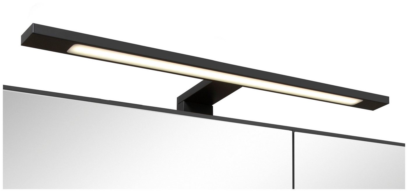 welltime Spiegelschrank "Trento", Badezimmerschrank, Badmöbel Breite 120 cm, mit 3D-Effekt, Spiegeltüren, inklusive LED-Beleuchtung – Bild 5 von 5