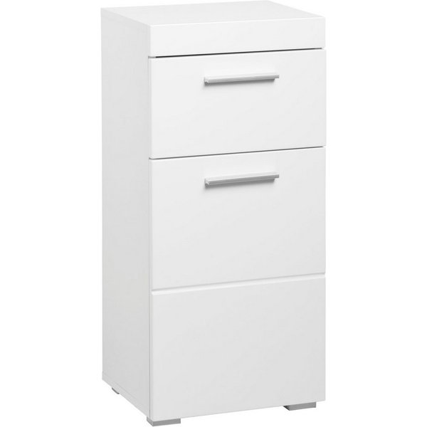 welltime Unterschrank Avena Badezimmerkommode mit 1 Schublade und 1 Tür - (B/T/H) 37/31/79 cm