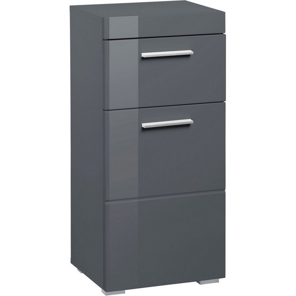 welltime Unterschrank Avena Badezimmerkommode mit 1 Schublade und 1 Tür - Maße (B/T/H) 37/31/79 cm