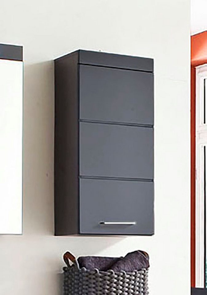welltime Unterschrank Avena Badezimmerkommode mit 1 Schublade und 1 Tür - Maße (B/T/H) 37/31/79 cm – Bild 2 von 5