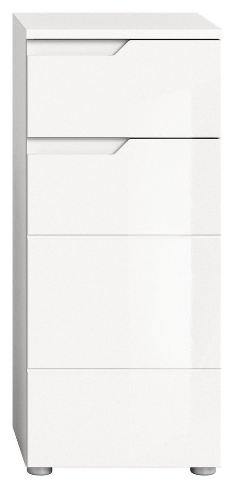 welltime Unterschrank CAPRI, Höhe 87 cm, 1 Schubkasten, 1 Tür Standschrank, Badschrank, Kommode, Badkommode, Anrichte, Midischrank – Bild 4 von 5