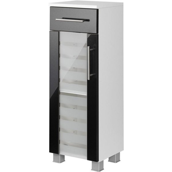 welltime Unterschrank Jaca Breite 30 cm, mit MDF Hochglanz-Fronten