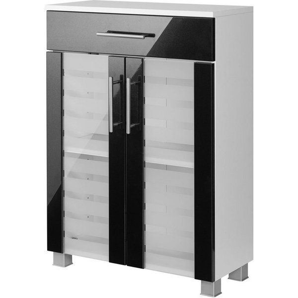 welltime Unterschrank Jaca Breite 60 cm, mit MDF Hochglanz-Fronten