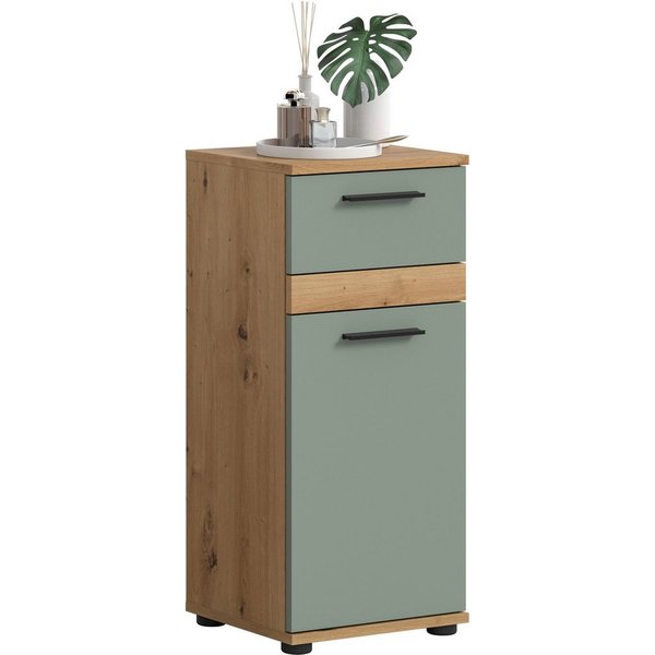 welltime Unterschrank LUCCA, Breite 35cm, 1 Tür (TA wechselbar), 1 Schubkasten