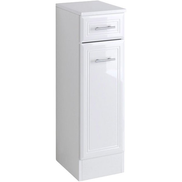 welltime Unterschrank Neapel Breite 25 cm, mit Hochglanzfronten und eleganter Fräsung