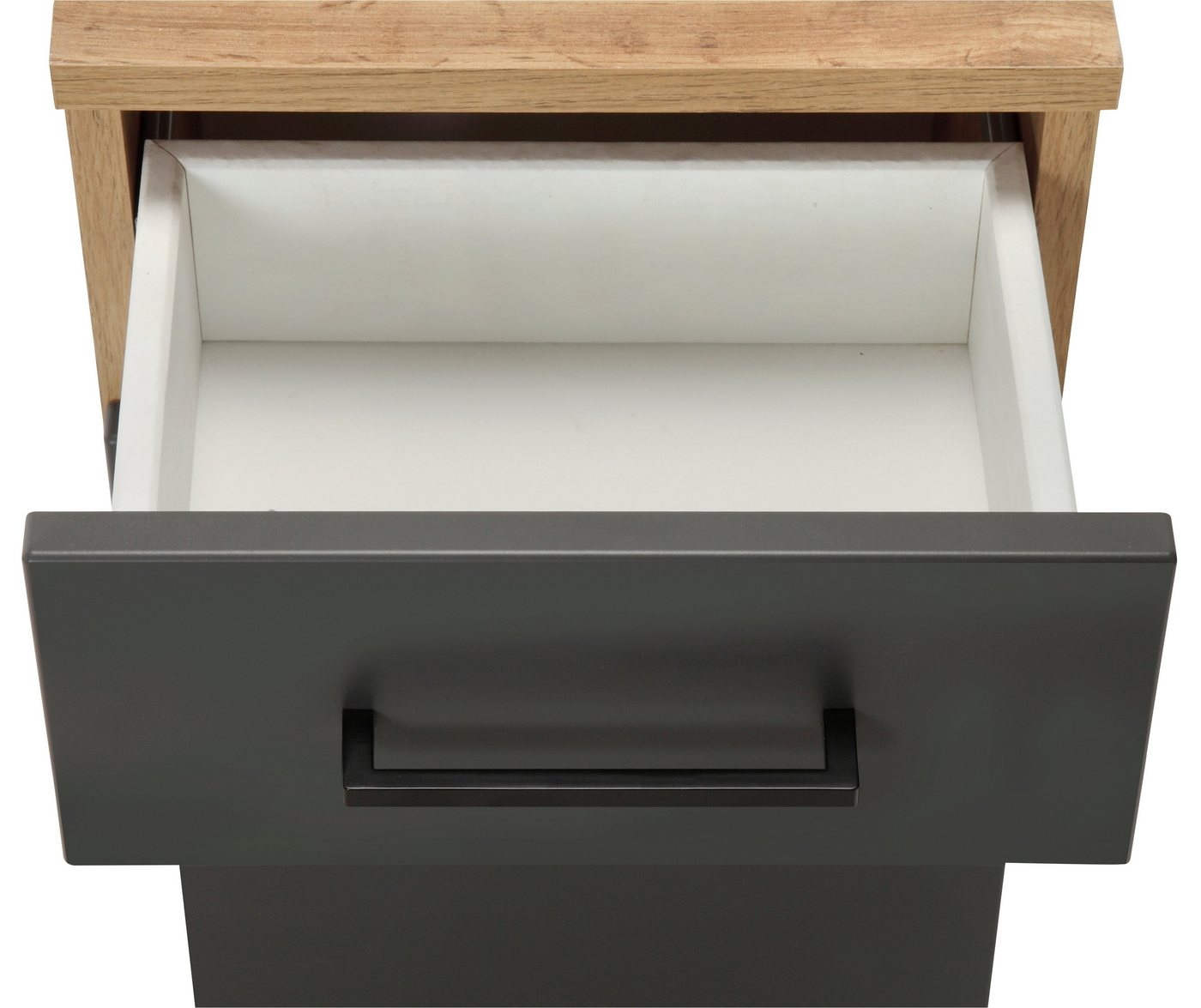 welltime Unterschrank Trento, verschiedene Ausführungen und Farben Badmöbel, Breite 30 cm, mit 1 Tür und 1 Schubkasten – Bild 5 von 5