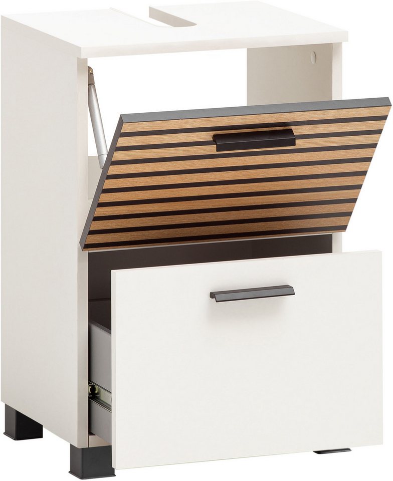 welltime Waschbeckenunterschrank Katta, Waschbeckenunterschrank, Made in Germany, B: 40 cm Solide Verarbeitung - Dieses Produkt ist in Deutschland gefertigt – Bild 2 von 4