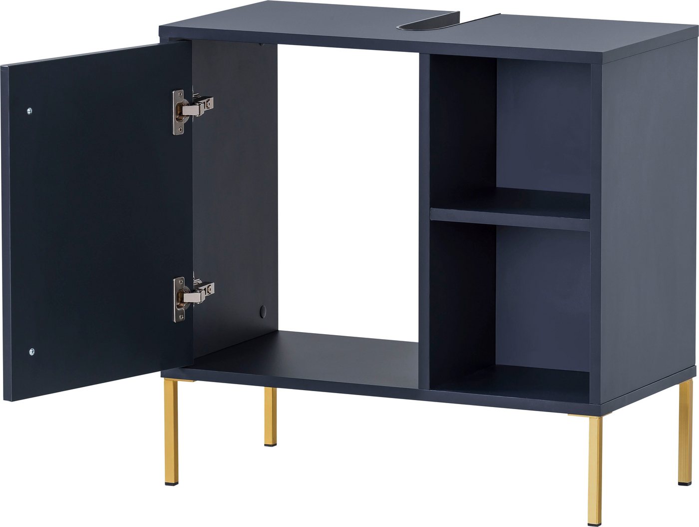 welltime Waschbeckenunterschrank Kent, Waschbeckenunterschrank, Made in Germany, B: 65 cm Solide Verarbeitung - Dieses Produkt ist in Deutschland gefertigt – Bild 3 von 5