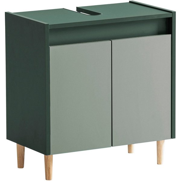welltime Waschbeckenunterschrank Lovis, Waschbeckenunterschrank, Made in Germany, B: 56 cm Solide Verarbeitung - Dieses Produkt ist in Deutschland gefertigt