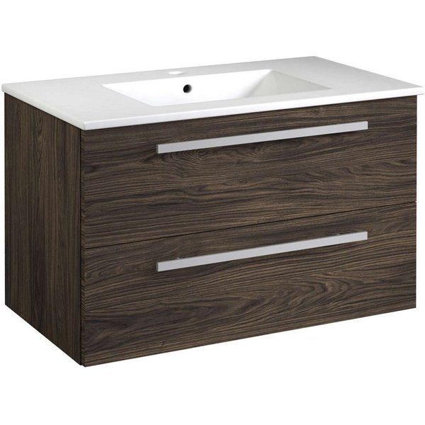 welltime Waschtisch Serena, Waschbeckenunterschrank inkl. Waschbecken, Badmöbel, Breite 81,5 cm, Soft-Close-Funktion, FSC®