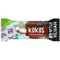 WeltPartner Bio-Kokosriegel mit Edelbitter-Schokolade 40 g