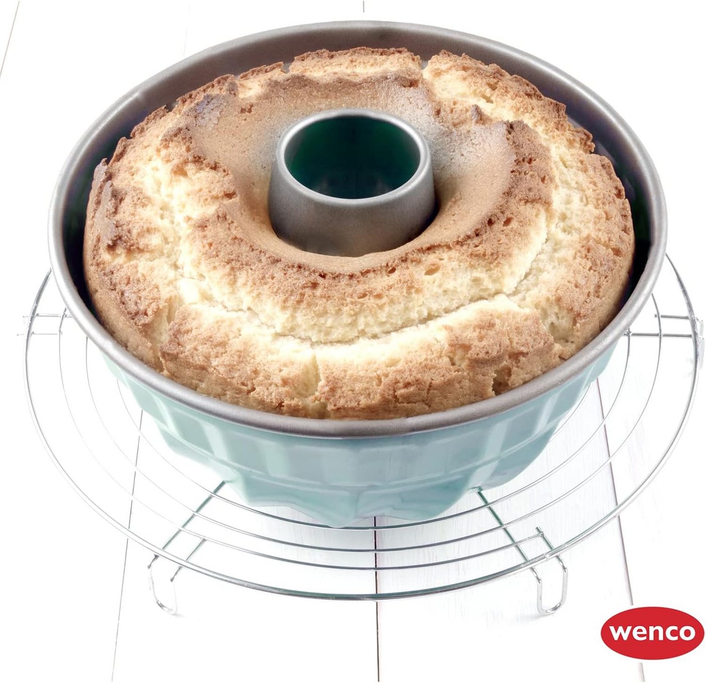 Wenco Gugelhupfform Backform 18 cm, hitzebeständig bis 230°C, Antihaftbeschichtung, robuster Stahl, gleichmäßige Wärmeverteilung – Bild 2 von 5