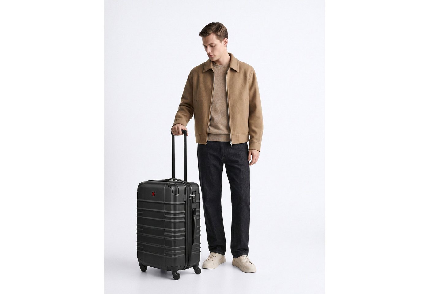 Wenger Hartschalen-Trolley Amplar Evo, 4 Rollen, ABS – Bild 3 von 5