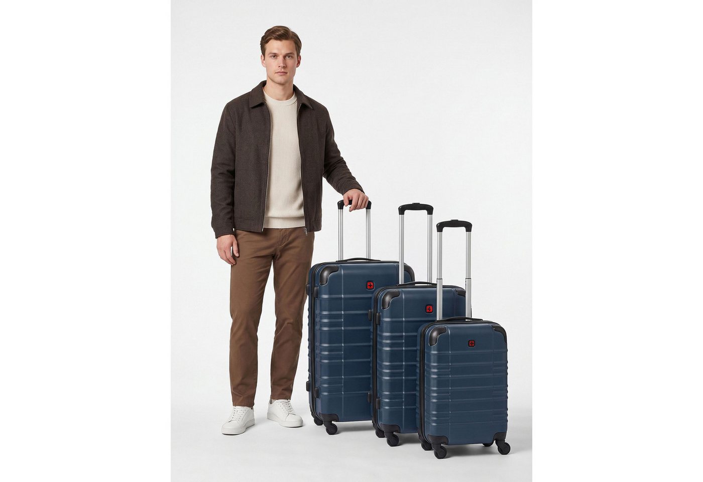Wenger Trolleyset Amplar Evo, 4 Rollen, (3-teilig, 3 tlg), ABS – Bild 3 von 5