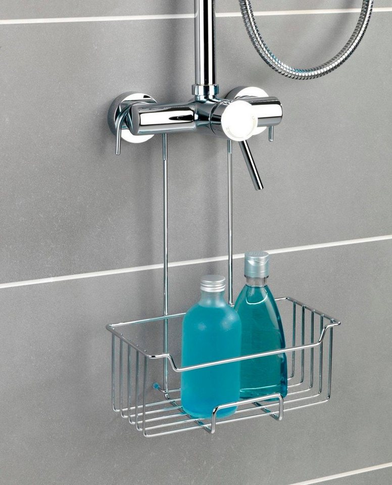 WENKO Aufbewahrungskorb Milo, für die Dusche – Bild 4 von 5