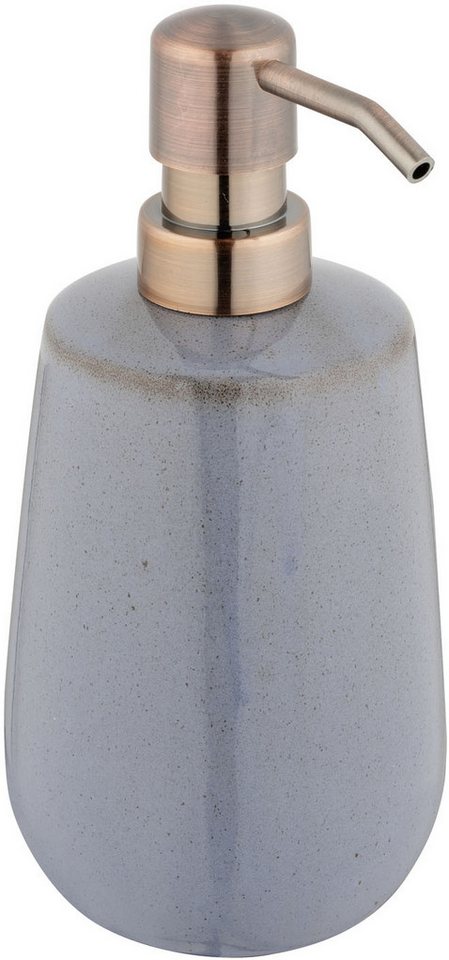 WENKO Badaccessoire-Set Sirmione, Set, Seifenspender und Zahnputzbecher, Keramik mit individueller Glasur – Bild 5 von 5