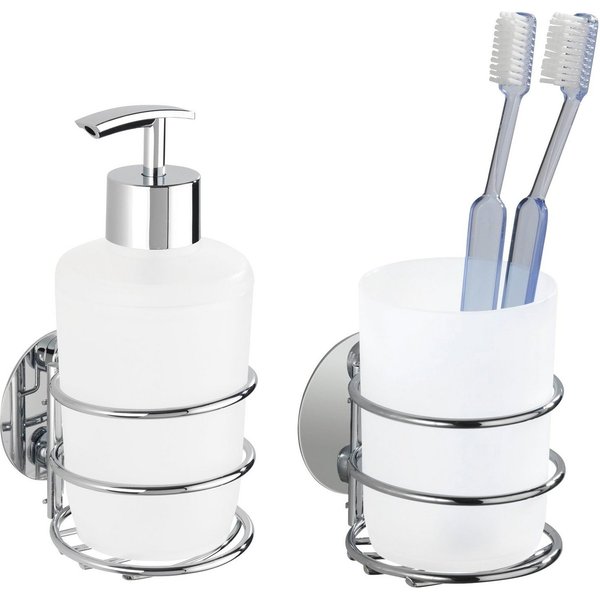WENKO Badaccessoire-Set Turbo-Loc®, Set, 2 tlg.