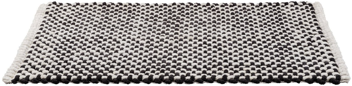 WENKO Badematte Covelo, Höhe 20 mm, rutschhemmend beschichtet, Materialmix, rechteckig, mit Webstruktur, fusselfrei, hohe Feuchtigkeitsaufnahme – Bild 5 von 5