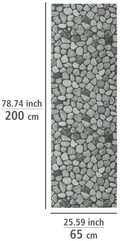 WENKO Badematte, Höhe 50 mm, rechteckig, BxL: 65 x 200 cm – Bild 3 von 3