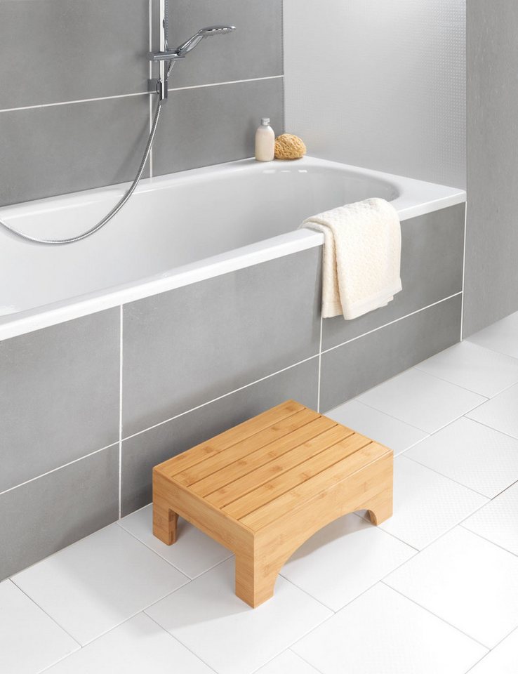 WENKO Badhocker Bambusa, BxTxH: 40x30x15cm – Bild 5 von 5