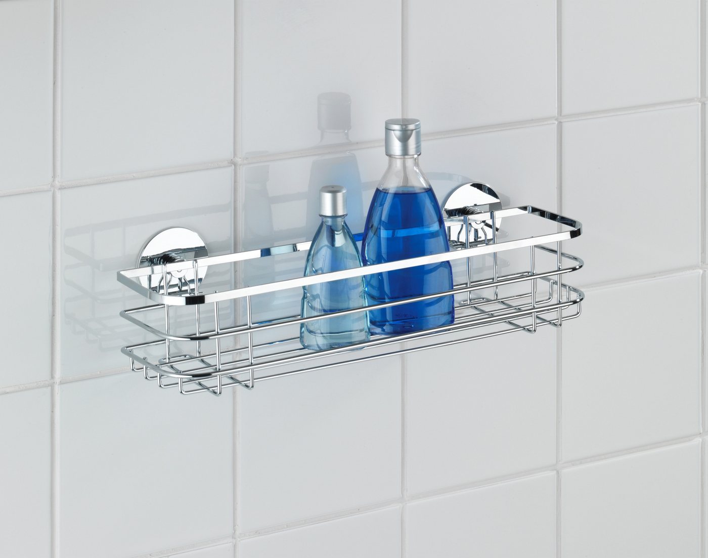 WENKO Badregal Turbo-Loc®, Badregal, befestigen ohne Bohren, Turbo-Loc®, rostfreier Edelstahl – Bild 2 von 5