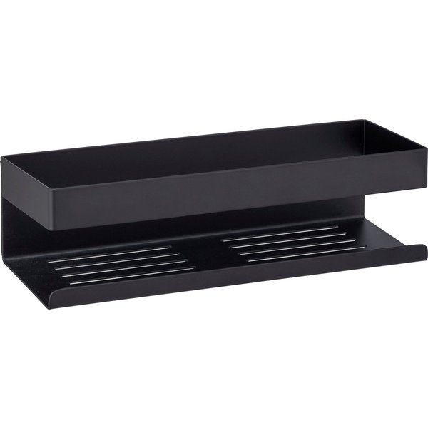 WENKO Badregal Turbo-Loc® Genova, Wandregal aus hochwertigem Edelstahl, Befestigen ohne Bohren