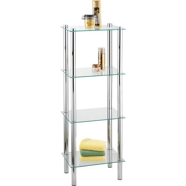 WENKO Badregal Yago, 4 Ablagen