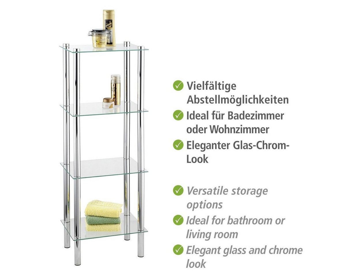 WENKO Badregal Yago, 4 Ablagen – Bild 2 von 5