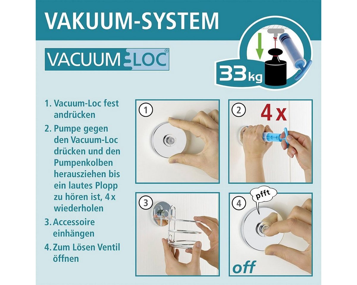 WENKO Duschablage Bari, 2 Etagen – Bild 3 von 5