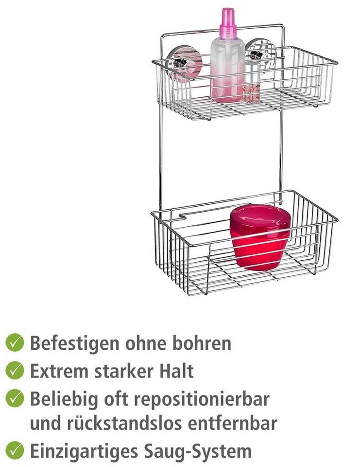 WENKO Duschablage Bari, 2 Etagen – Bild 4 von 5