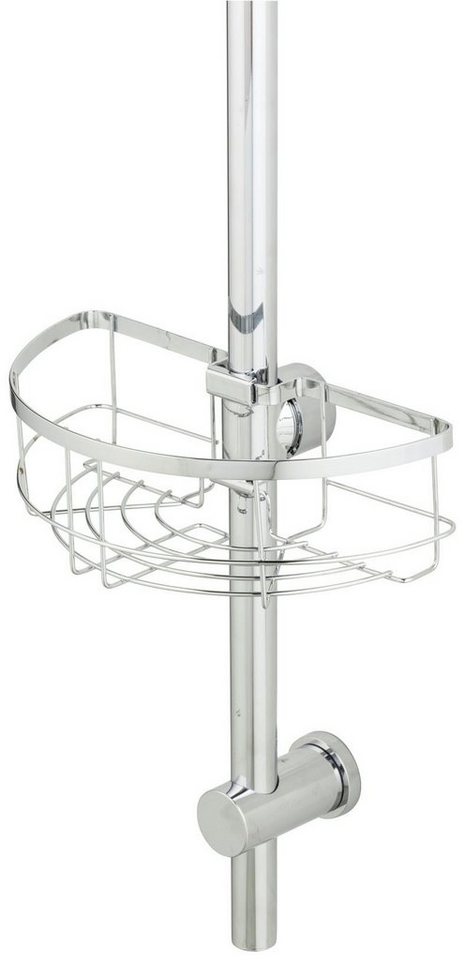 WENKO Duschablage Duschstangencaddy Floresta Rund, Anbringung ohne Bohren und Schrauben – Bild 5 von 5