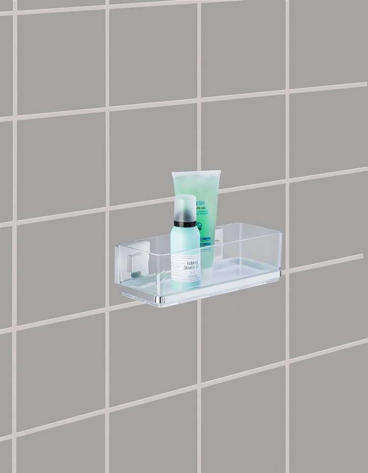WENKO Duschablage Vacuum-Loc Quadro, 1 Ablage – Bild 2 von 5
