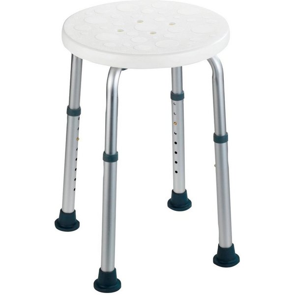 WENKO Duschhocker Secura, belastbar bis 120 kg, höhenverstellbar