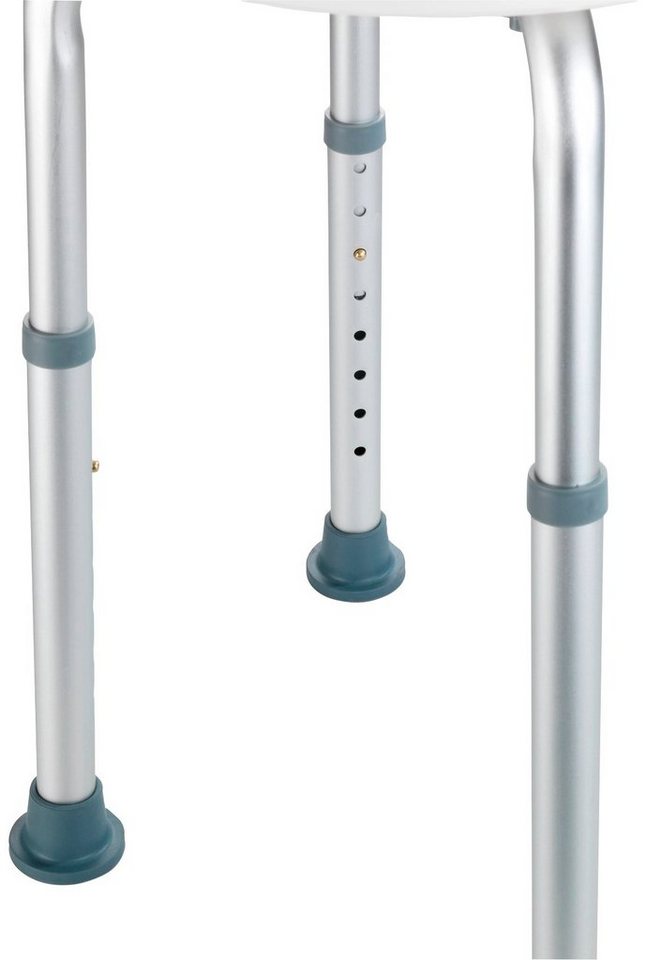 WENKO Duschhocker Secura, belastbar bis 120 kg, höhenverstellbar – Bild 5 von 5