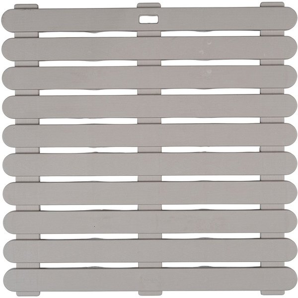 WENKO Duschmatte Modell Indoor & Outdoor, Höhe 3 mm, Kunststoff, quadratisch, Duschrost aus stabilem Kunststoff, rutschhemmende Unterseite