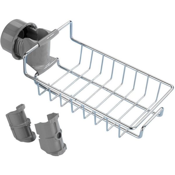 WENKO Duschregal Badablage unter Duscharmatur, 23 x 10,5 x 7 cm, WENKO - WENKO
