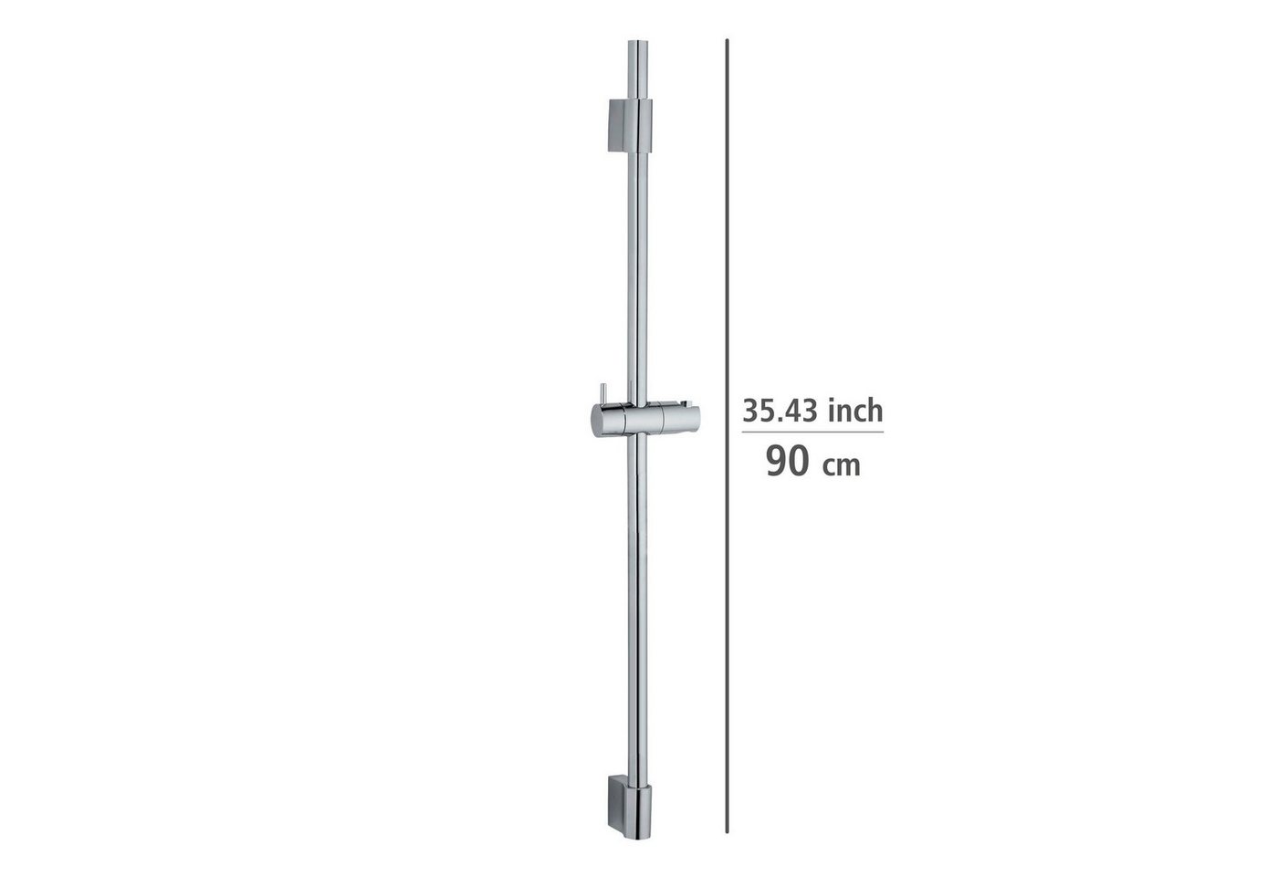 WENKO Duschstange Classic, Chrom – Bild 4 von 4