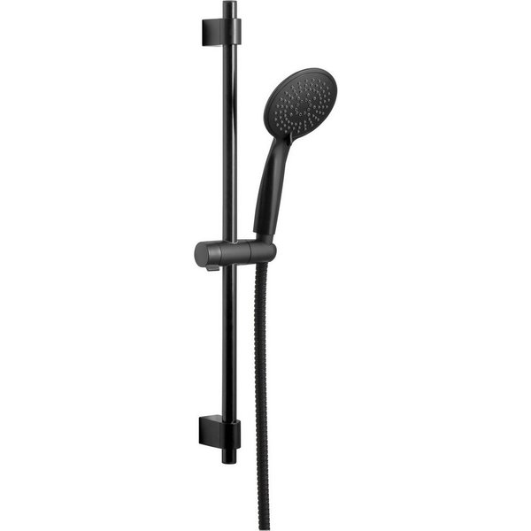 WENKO Duschstange Young, Schwarz, Länge Stange: 66 cm