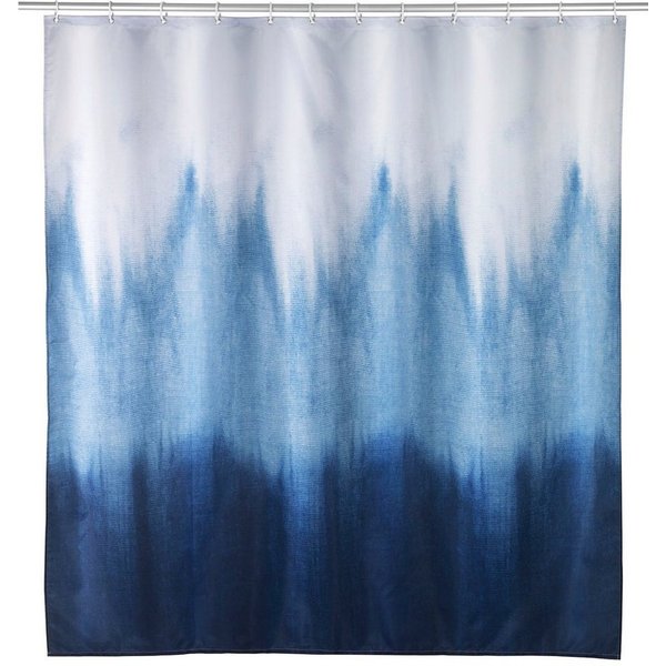 WENKO Duschvorhang Alara Breite 180 cm, Höhe 200 cm, Batik-Optik
