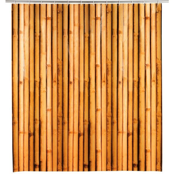 WENKO Duschvorhang Bambusa Breite 180 cm, Höhe 200 cm