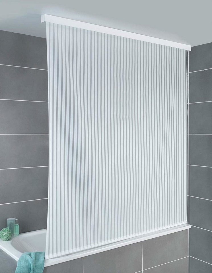 WENKO Duschvorhang Breite 132 cm, Mit modernem Motiv – Bild 2 von 5