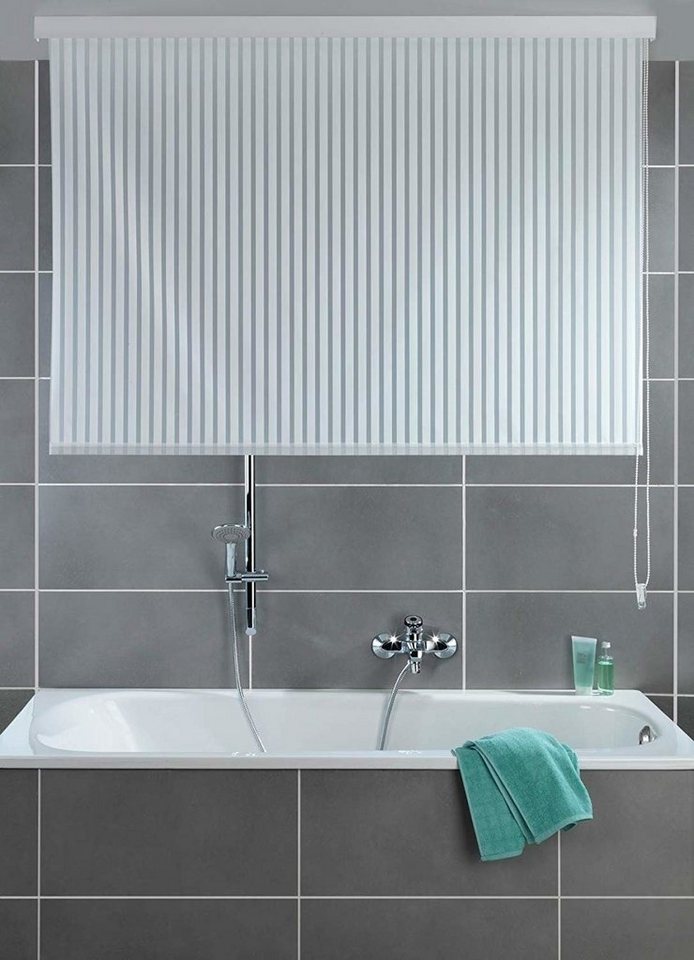 WENKO Duschvorhang Breite 132 cm, Mit modernem Motiv – Bild 3 von 5