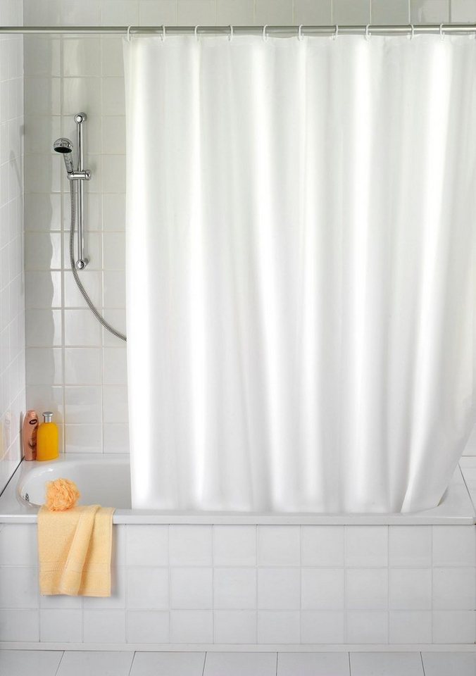 WENKO Duschvorhang Uni Breite 120 cm, Höhe 200 cm – Bild 2 von 5