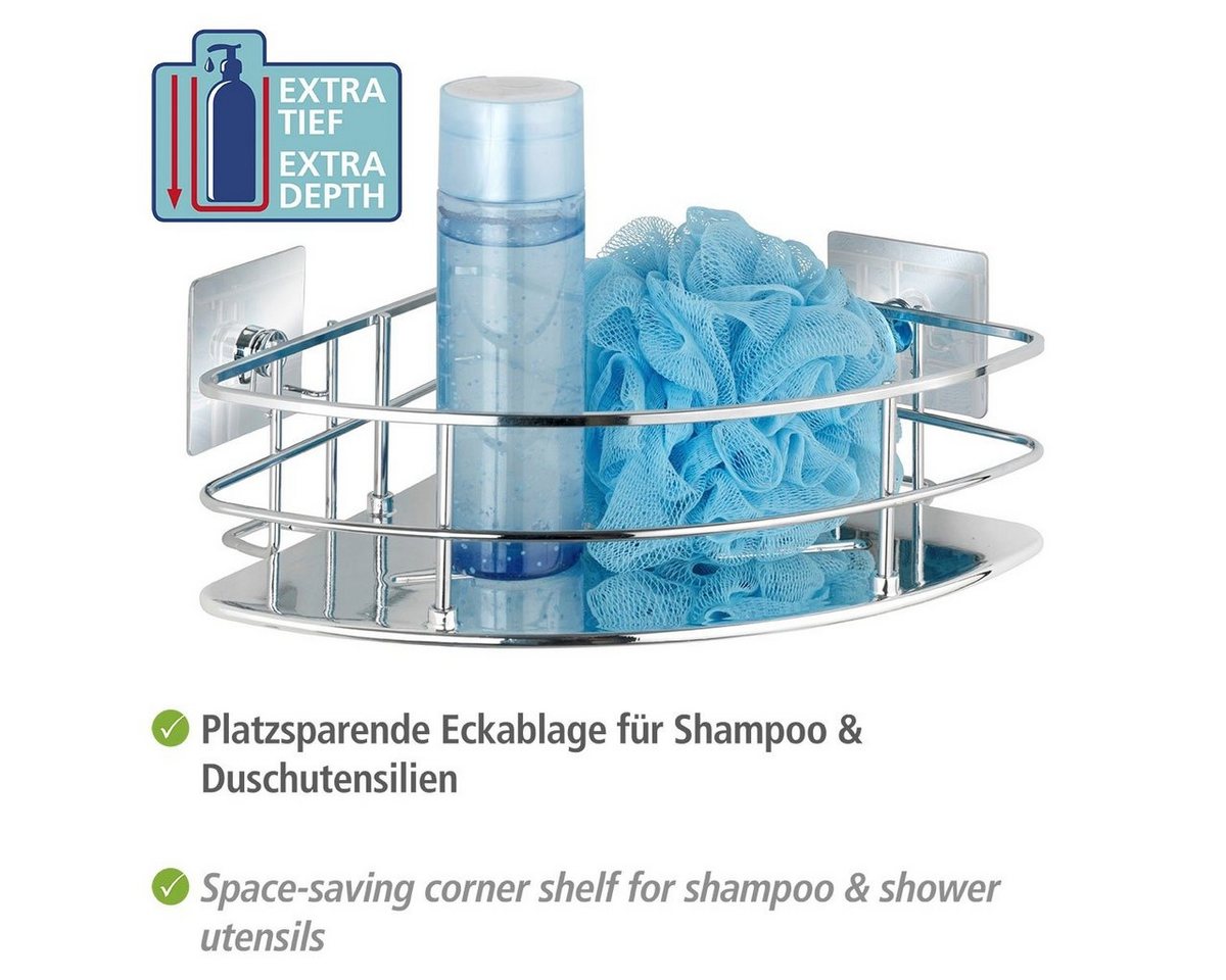 WENKO Eckregal Turbo-Loc Quadro, 1 Ablage – Bild 4 von 5