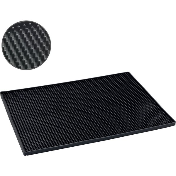 WENKO Geschirrständer Modell Maxi, Abtropfmatte für Geschirr mit Noppenstruktur, extra groß