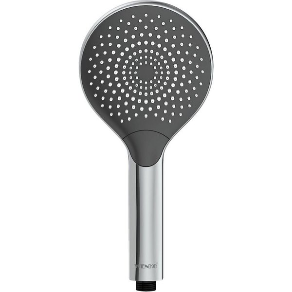 WENKO Handbrause Watersaving, 3 Strahlarten, Ø 12 cm