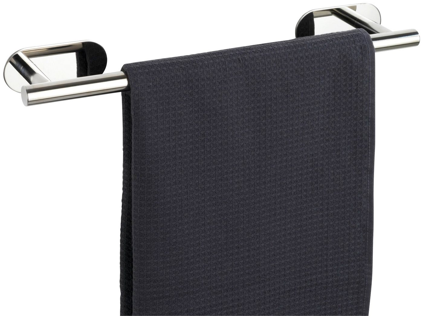 WENKO Handtuchhalter Orea Shine, BxTxH: 40x7x4,5 cm, befestigen ohne bohren – Bild 2 von 3